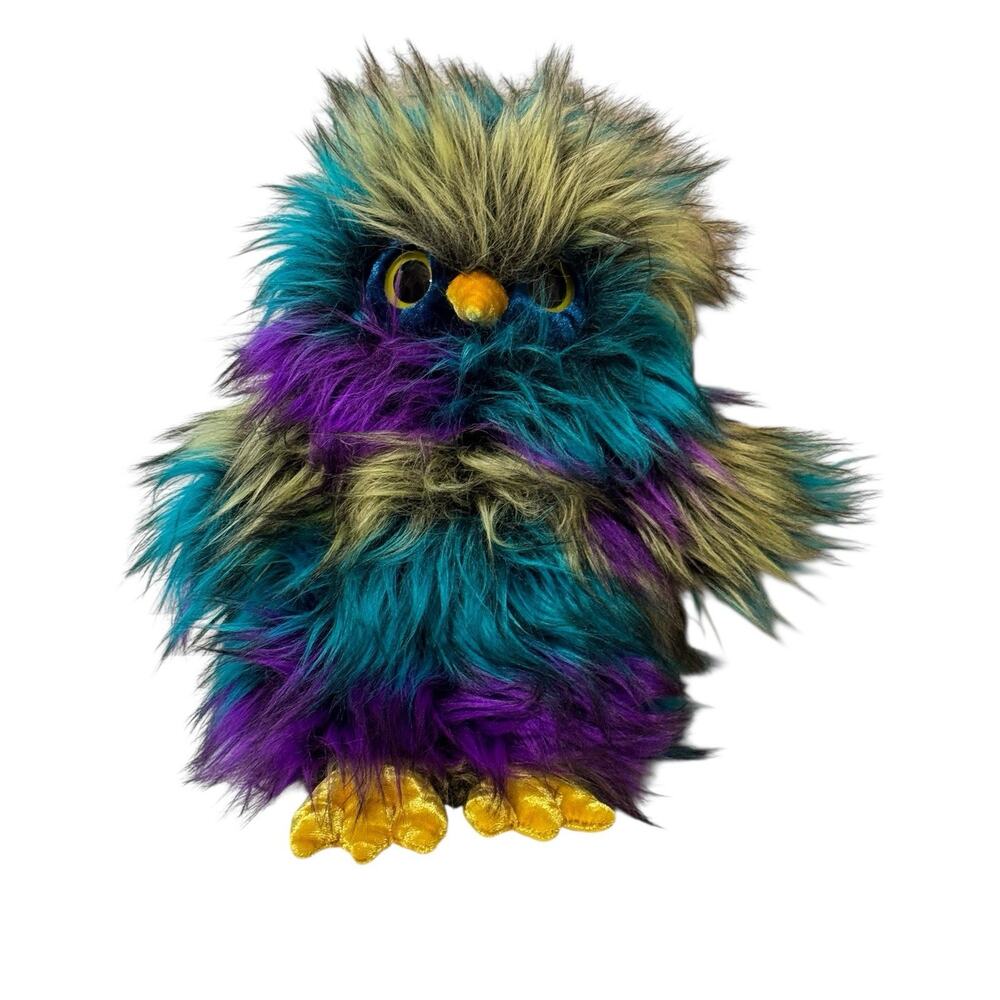 Aurora Multi-Color Luxe Boutique 10" Eden Owl Plush Toy Animal 2024